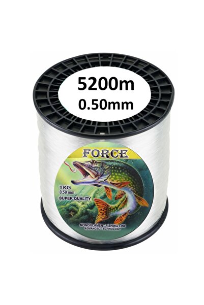 EFFE Force 5200m 0.50mm Bobin Misina Çekeri 33.06kg Beyaz