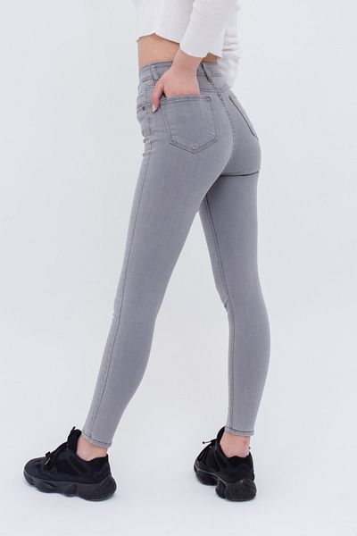 Trn JNS Ramses Grey High Waist S.ü.p.e.r Skinny Jeans Παντελόνι Τζιν (COLLECTOR)