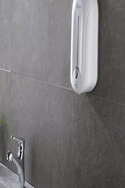 KG-GOLDPAPER Xinda 1100 ml Hazneli Üstten Doldurmalı Sensörlü Pilli/elektrikli Sıvı Sabun Dispanser Aparatı