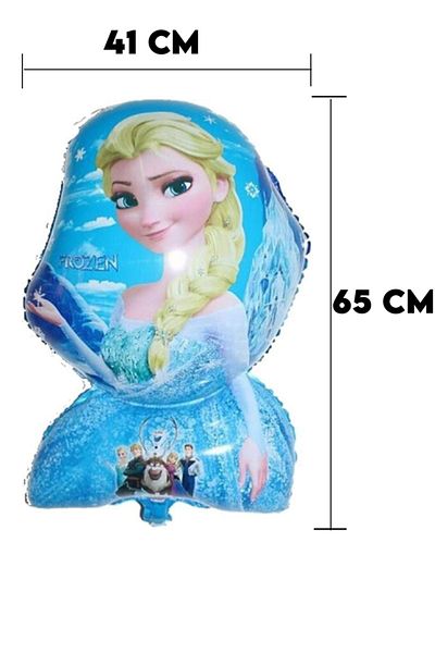 Parti dolabı Frozen Elsa Foil Balloon 65 cm Frozen Princess Girl Child Birthday Party Balloon Helium Compatible
