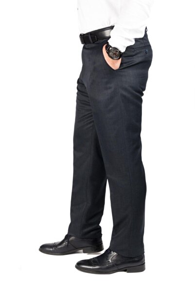 wontilotte Чоловічі антрацитові штани з тканини Vito