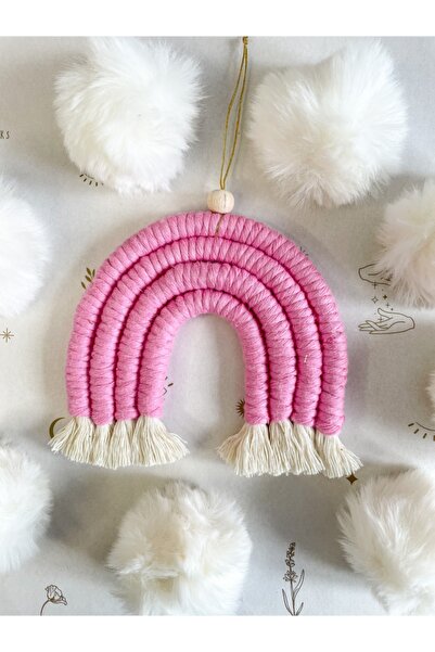 BEBİ MAKROME Makrome Gökkuşağı Kapı Ve Duvar Süsü