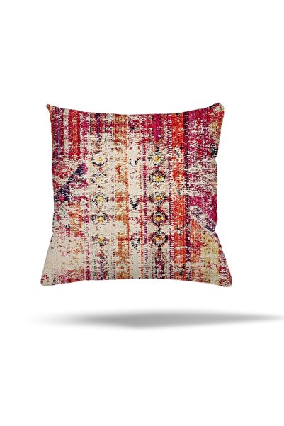 Pelangi غطاء وسادة بتصميم هندسي بتصميم عرقي أفريقي - سحاب مخفي