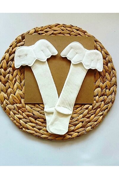 Panowill Design جوارب Angel Winged Baby Girl بطول الركبة جوارب عيد الميلاد - ...