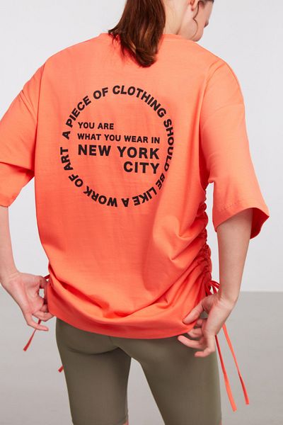 GRIMELANGE T-Shirt - Orange - Oversized