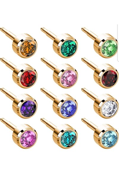 nina Mia Med.kulak Delme Küpesi 48 Li Marka Medikal Çelik Ve Altın Kaplama Günlük Kullanıma Uygundur