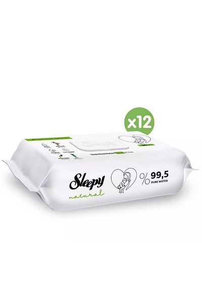 Sleepy Sleppy Natural Wet Towel 12x90pcs