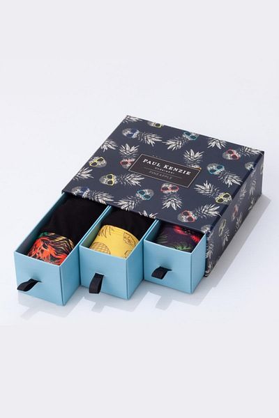 Paul Kenzie Pineapple Ανδρικά Boxers 3 Τεμαχίων
