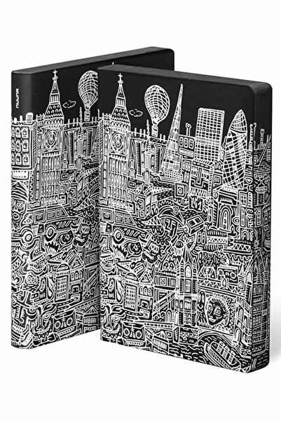 NUUNA Gray Dotted Notebook London (A5 Premium Paper - 256 Pages)