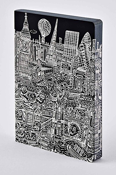 NUUNA Gray Dotted Notebook London (A5 Premium Paper - 256 Pages)