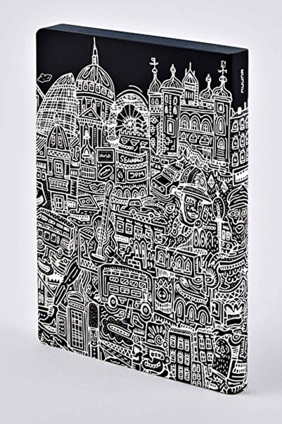 NUUNA Gray Dotted Notebook London (A5 Premium Paper - 256 Pages)