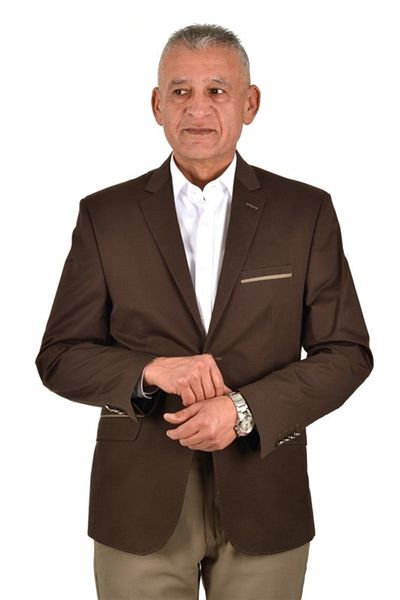 Presto Satin Brown Slimfit Men's Jacket - Uncoiled 1225-400