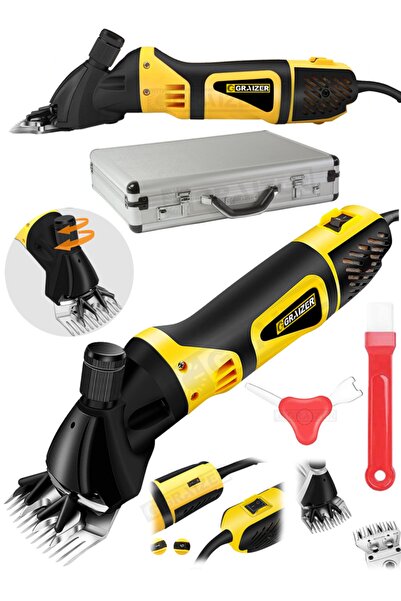 Graizer Alman 4200 W Devir Ayarli Bakir Sargili Çelik Şanzuman Koyun Keçi Kir...