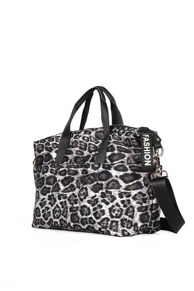 ÇÇS 16523 Women's Shoulder Strap Handbag Leopard Patterned