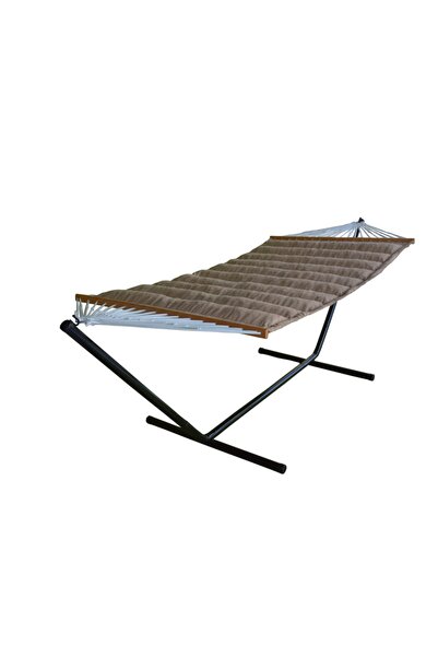 Genel Markalar Altınoluk Kumaş Hamak Çift Kişilik Set Metal Ayaklı
