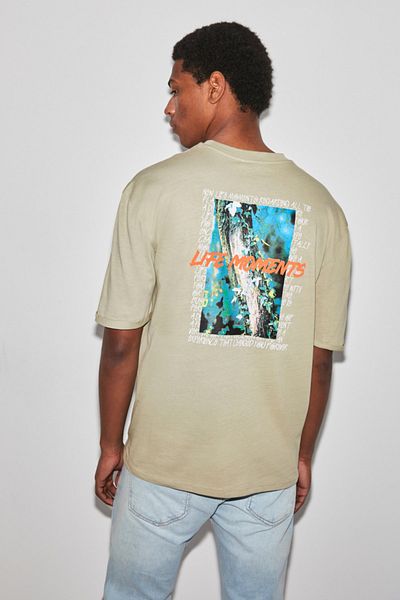 GRIMELANGE T-Shirt - Beige - Regular Fit