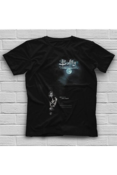 Adrift Buffy, ubica vampira, crna unisex majica T-shirt