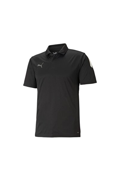 Puma Teamliga Sideline Polo Men's Football Training Polo T-Shirt65725703 Black