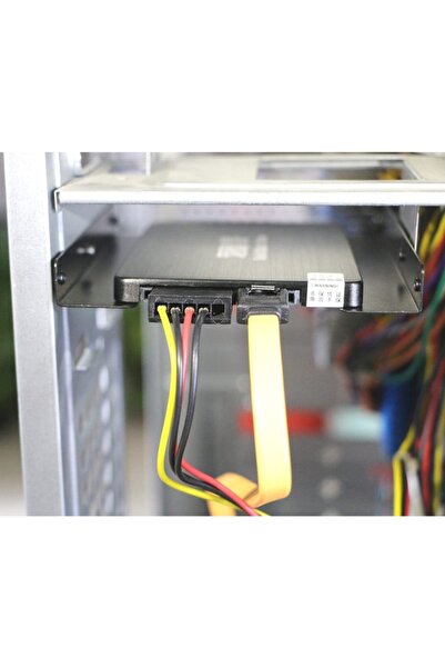 aogo Ssd Ve 2.5 Disk Için To 3.5 Inç Çevirici Hdd Kızak Yuvası Harddisk Tutucu Ssd Montaj Braketi