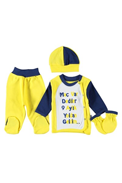 ELÇİ GROUP COLLECTİON Newborn Child Baby Set of 4 Bodysuits