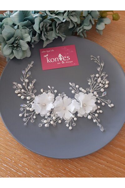 KONTES GELİN Κορώνα νύφης και αξεσουάρ μαλλιών