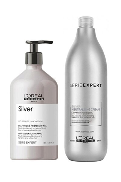 L'oreal Professionnel Serie Expert Magnesium Silver Şampuan 750ml Saç Kremi 1000ml