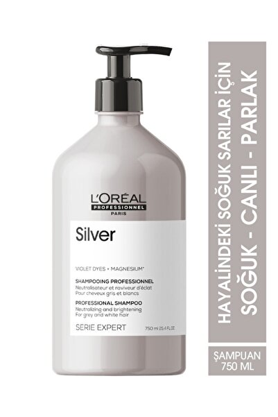 L'oreal Professionnel Serie Expert Magnesium Silver Şampuan 750ml Saç Kremi 1000ml