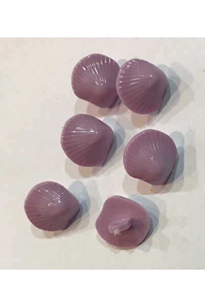 Öztürk Dugme za bebe u obliku školjke. 1,4 cm. Pakovanje od 6 komada.