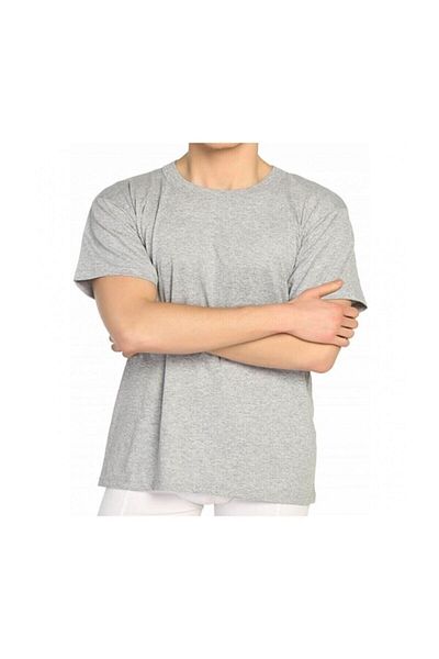 Seher Yıldızı Ser0003 / Seher Combed Cotton Crew Neck (6 Pieces) | Grey