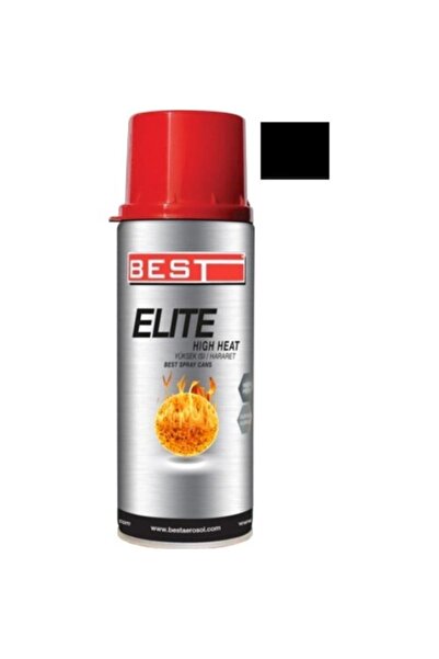 Best Elite Siyah 600 C Isıya Dayanıklı Sprey Boya 400 Ml