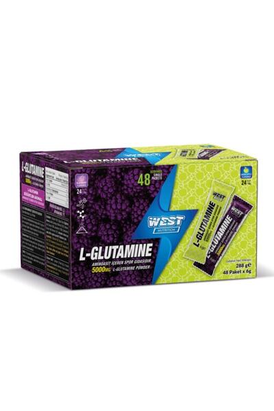 West Nutrition إل-أرجينين 48 كيس - 2 نكهات متنوعة، 288 جرام