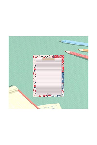 DS PLANNER DESIGN Çiçek A5 Çizgili Defter