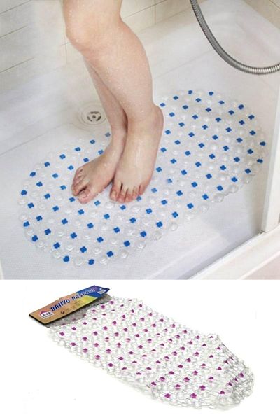 LEVA Bath Mat Anti-Slip Plastic