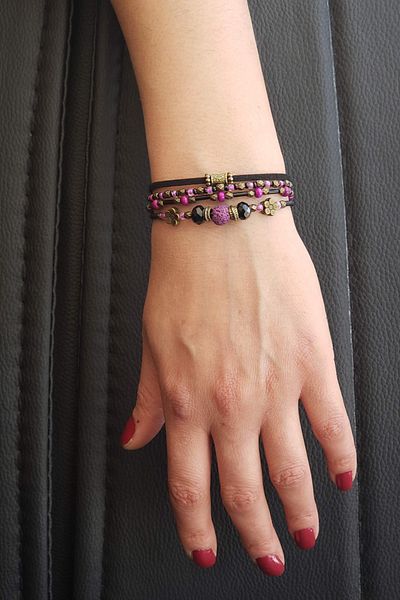 etniko Women's Special Design Handmade Multiple Bracelet