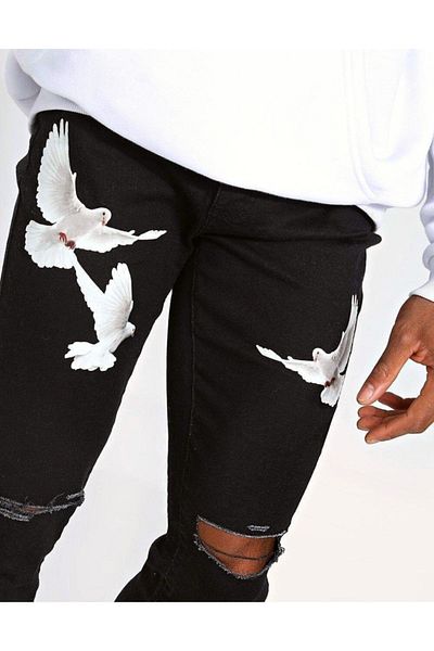 BPM Ανδρικό Skinny Jeans Premium Stacked Dove