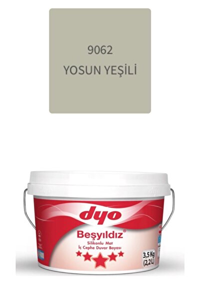 Dyo Beşyıldız Silikonlu Mat Iç Cephe Duvar Boyası 3,5 Kg
