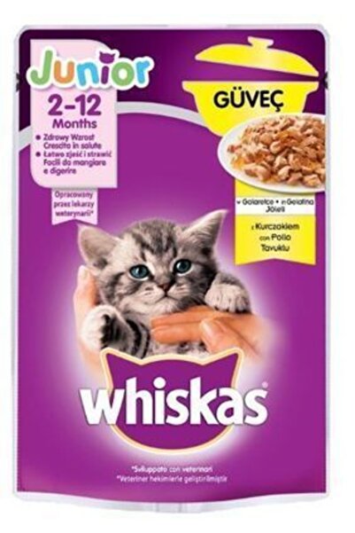 Whiskas Pouch Kedi Mamasi Güveç Tavuklu 85 gr