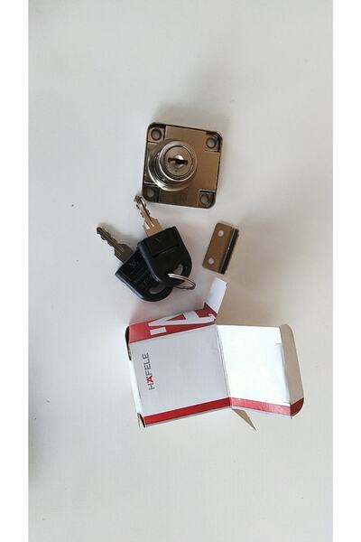 Hafele Econo 19/22 Mm Kare Çekmece Dolap Posta Kutusu Kilidi