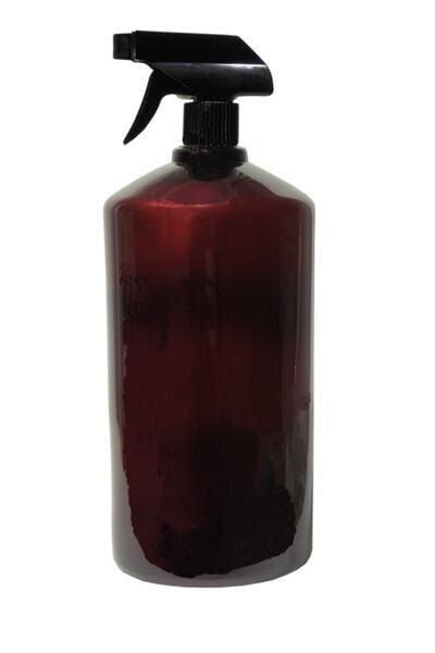 Paradise Boş Pet Şişe 1 Lt Amber Renk + Valf Takım 6 Adet