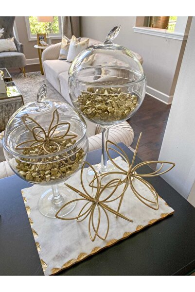 Sümeyra Marble Art Antique Natural White Marble Tray 20x30cm