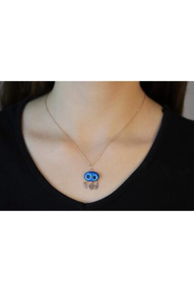 Doğan Silver Kadın Süryani Nazar Boncuğu Rose Gümüş Kolye Dgn20165