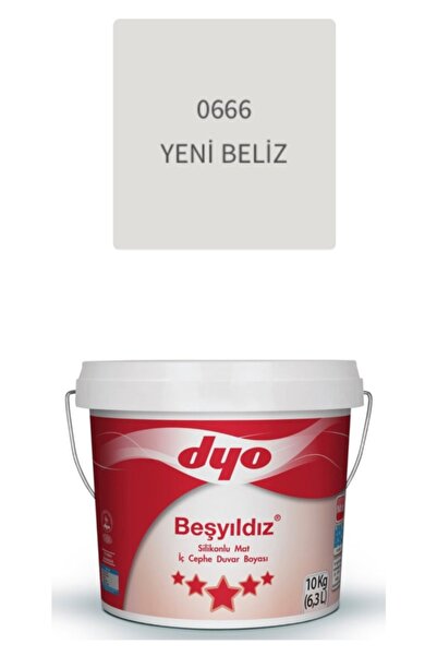 Dyo Beşyıldız Silikonlu Mat Iç Cephe Duvar Boyası 10 Kg