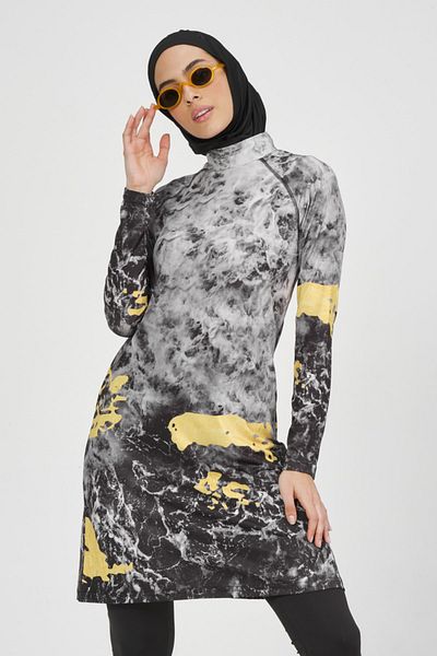 ALFASA Hijab Swimsuit '' Waterproof, Non-Stick to the Body'' Nalu