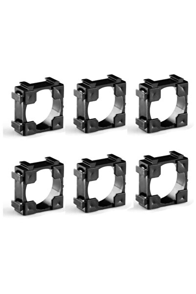 ROBİZ 6 Adet 18650 Pil Tutucu Birleştirici - Spacer Pil Batarya