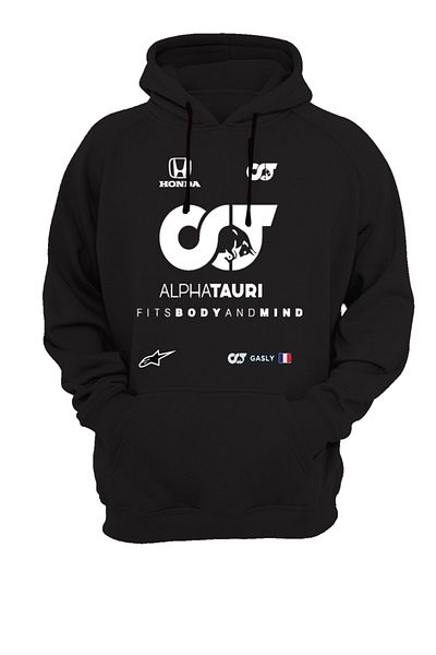 WİDİ Alpha Touri Printed Black Sweatshirt