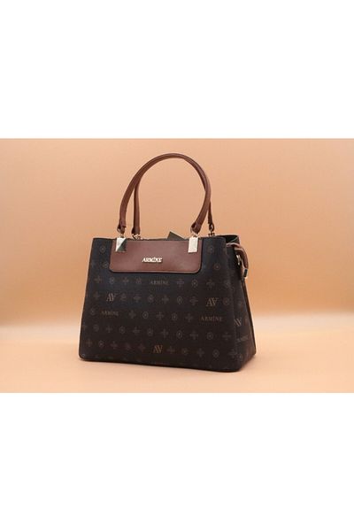 Armine 206 Women's Bag Coffee Printed