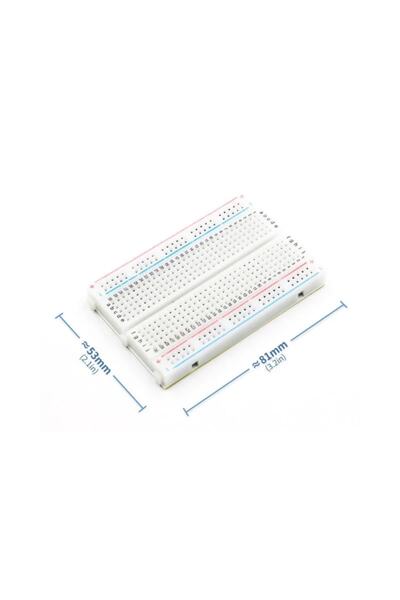 ROBİZ Orta Boy Breadboard 400 Pin Hücre Bread Board Protoboard Proto