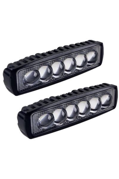 Knmaster Olana 18w 6 Ledli Motosiklet / Off Road Led Sis Farı Takım