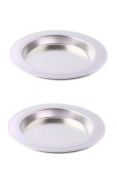 AYBABA STORE Aluminum 14 Cm Künefe Plate 2 Pieces
