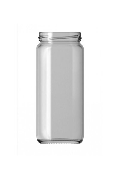 Alev Ticaret 15-Piece 500 Cc Pipe Type Glass Jar with Lid
